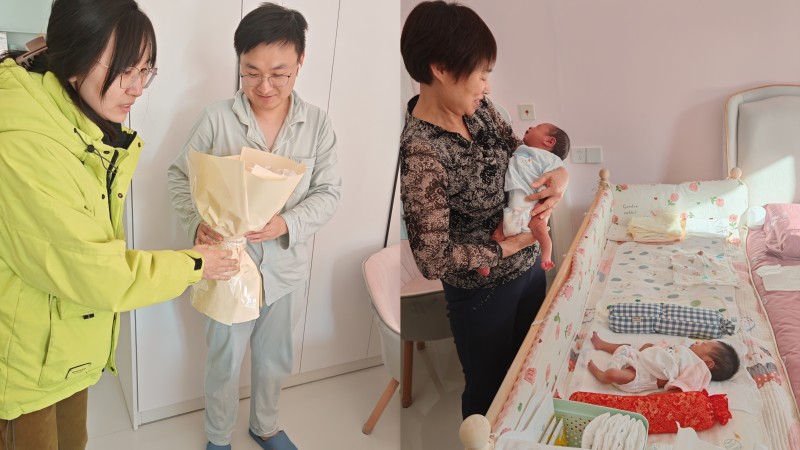 雙倍喜悅，雙倍關懷--探望喜得龍鳳胎員工家屬，傳遞溫暖與關懷